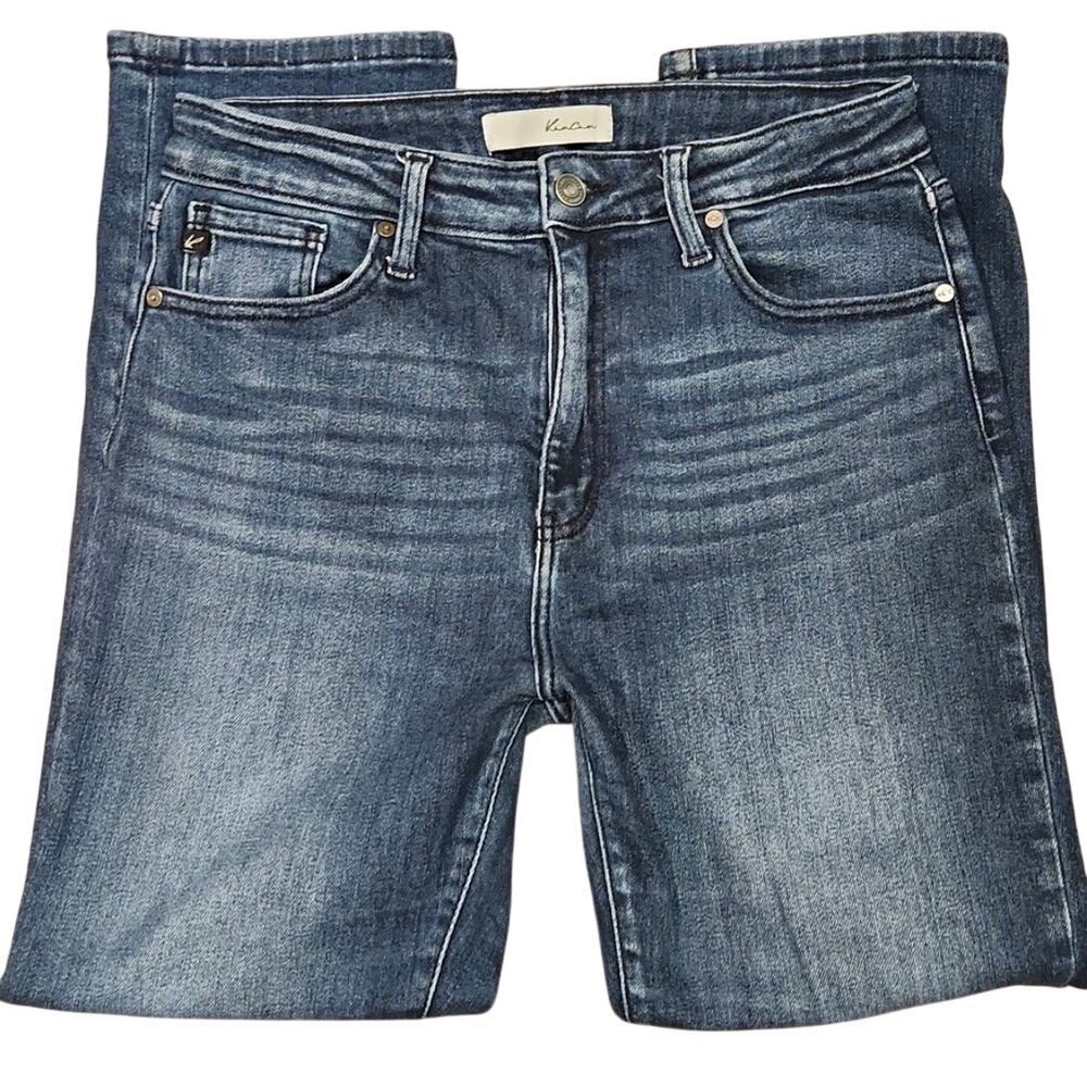 KANCAN Straight Leg Slim High Rise Jeans, Size 6 (28)